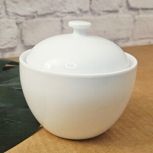 Porcelain Minimalist Sugar Bowl